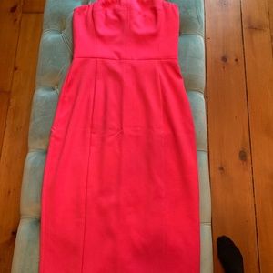 Black Halo strapless dress